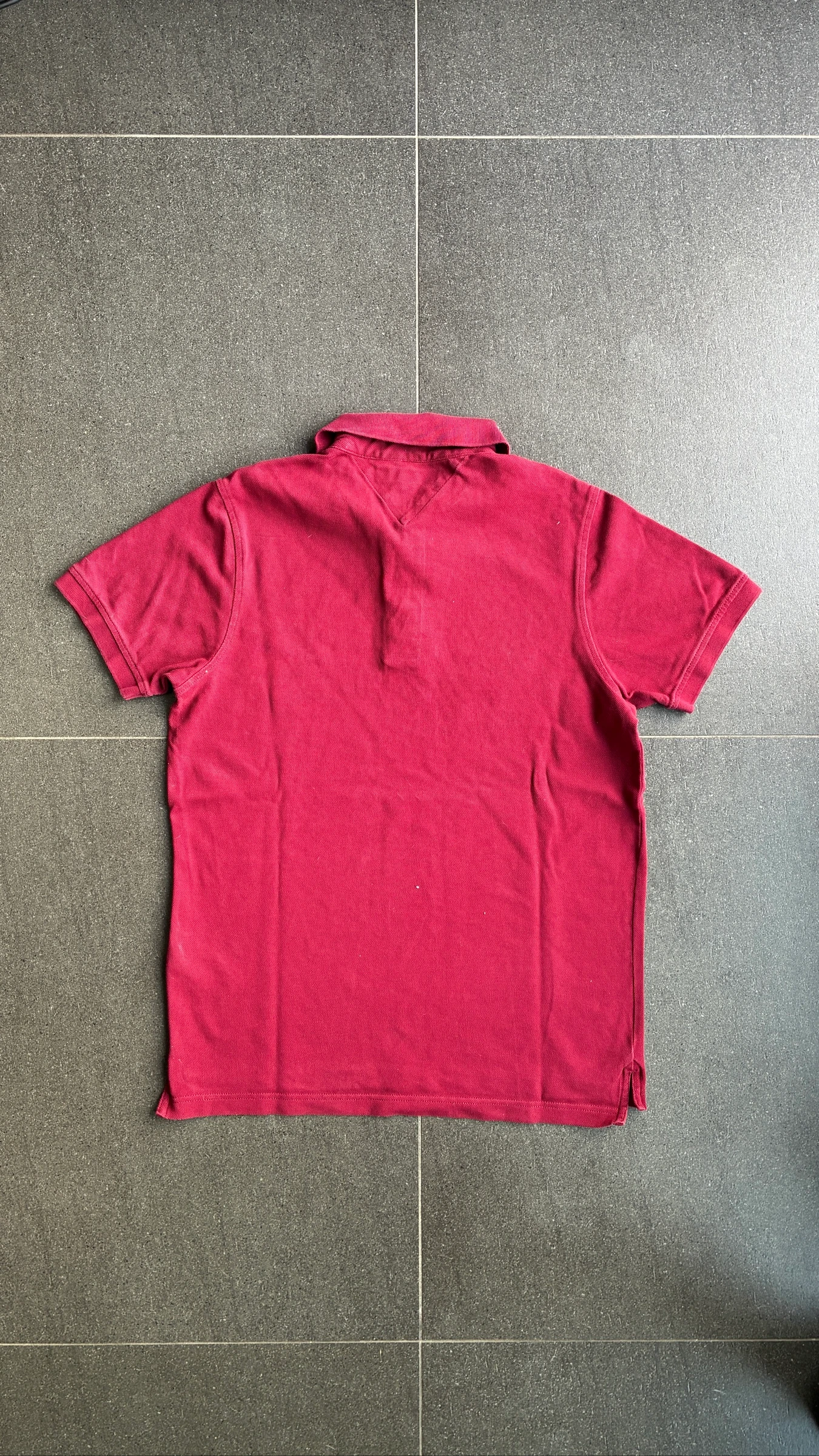 Red Tommy polo – Size M – photo 3